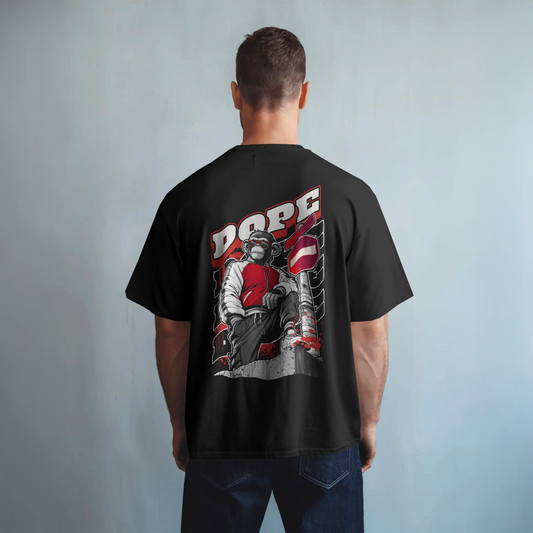 Dope - Black Oversized Tshirt