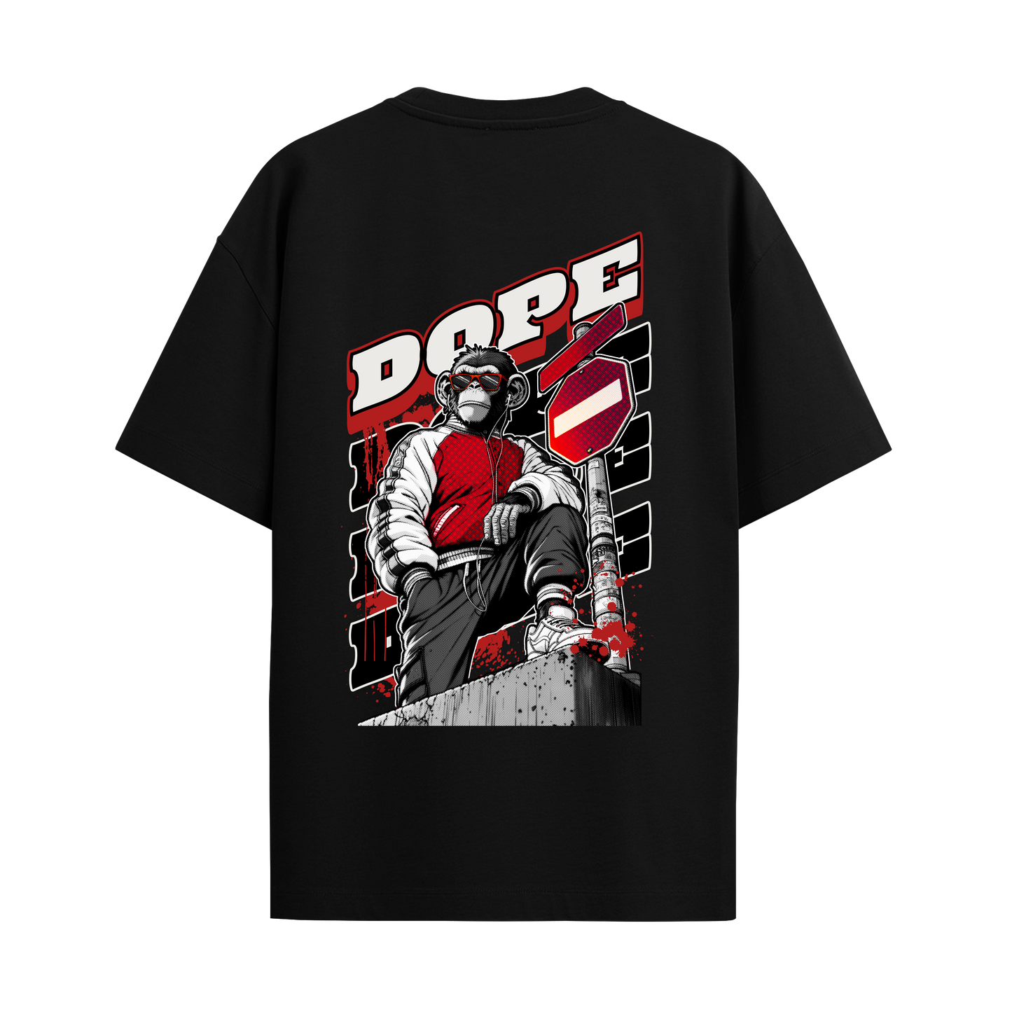 Dope - Black Oversized Tshirt