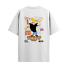 Johny Bravo - White Oversized Tshirt