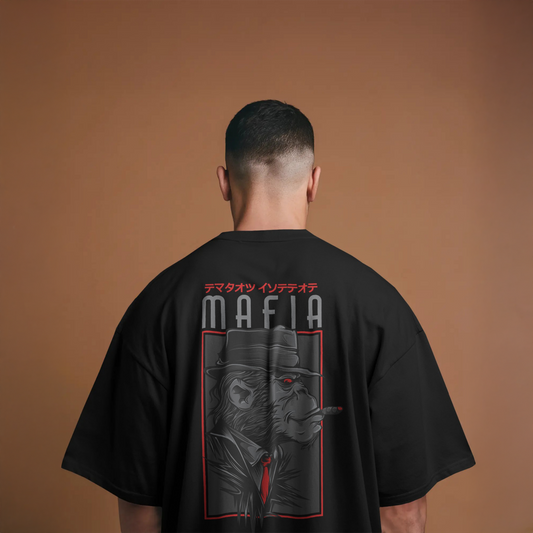 Mafia - Black Oversized Tshirt
