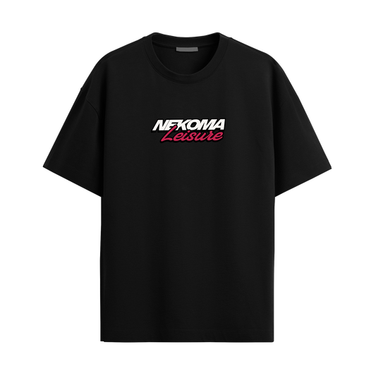 Nekoma - Black Oversized Tshirt