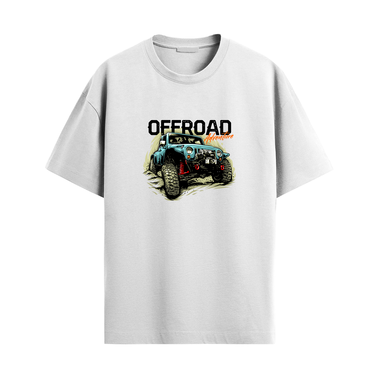 Offroad - White Oversized Tshirt