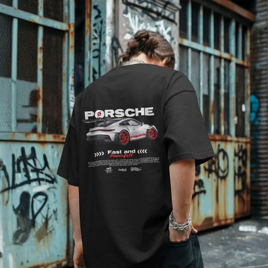 Porsche GT3 RS - Black Oversized Tshirt