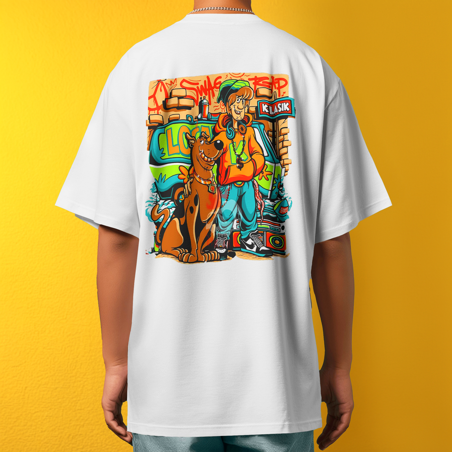 Scooby Doo - White Oversized Tshirt
