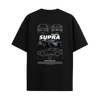 Supra Black - Black Oversized Tshirt