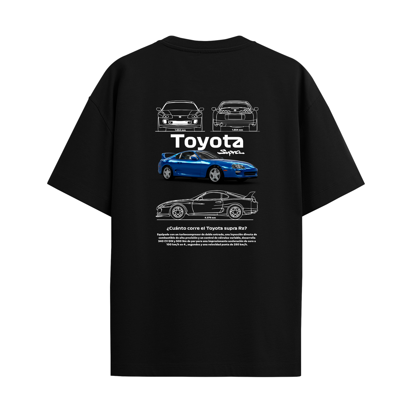 Supra Vibe - Black Oversized Tshirt