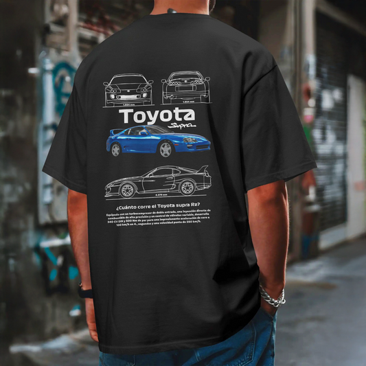 Supra Vibe - Black Oversized Tshirt