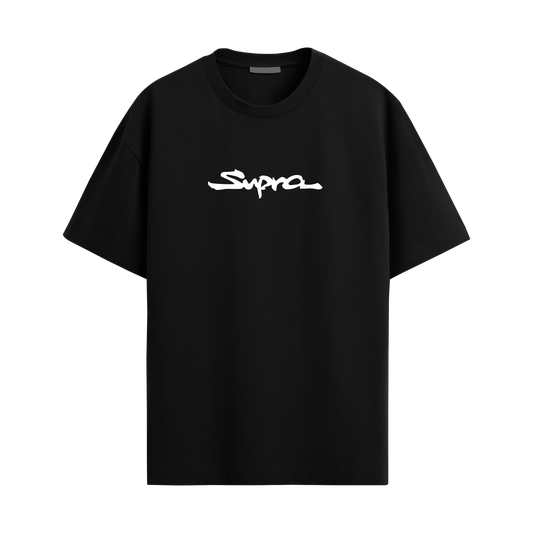 Supra Black - Black Oversized Tshirt