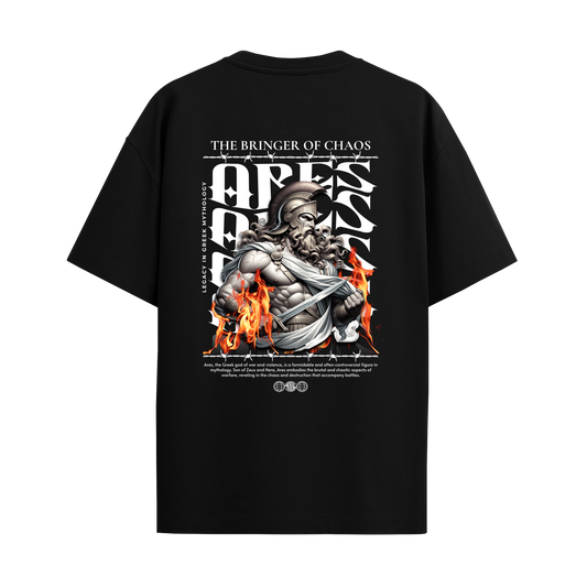 Ares - Black Oversized Tshirt