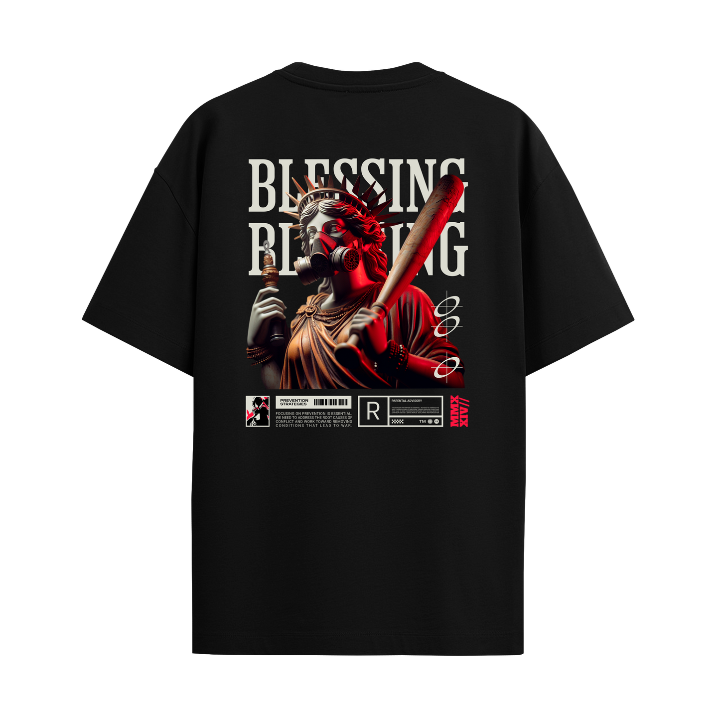 Blessing - Black Oversized Tshirt