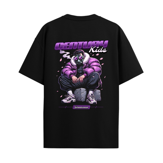 Century Kids - Black Oversized Tshirt