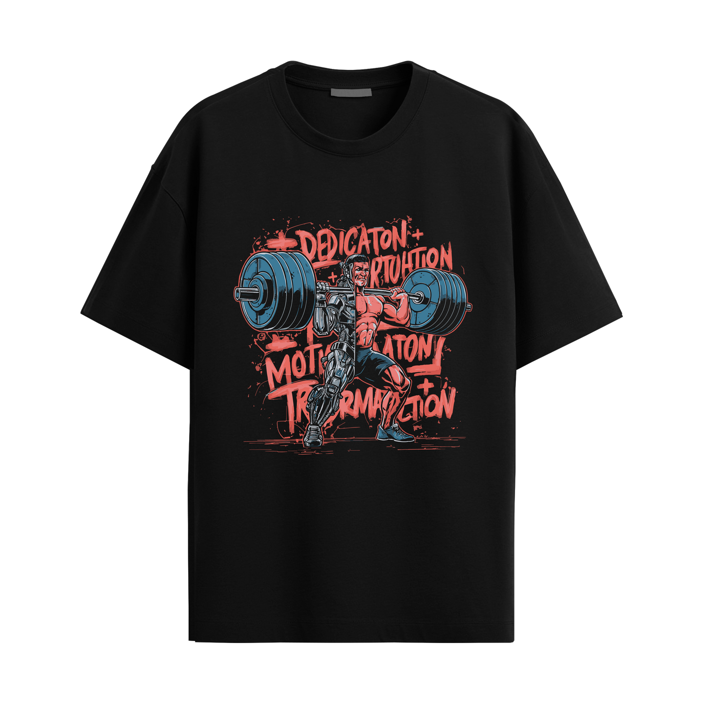 Dedication - Black Oversized Tshirt
