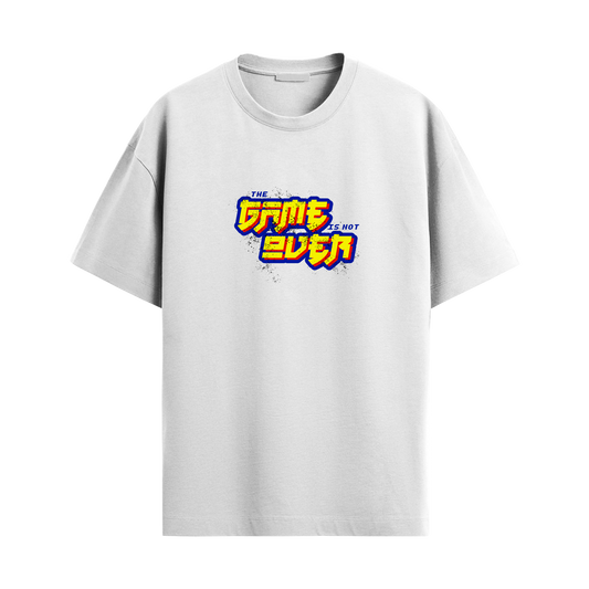 Gameover - White Oversized Tshirt