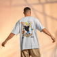 Johny Bravo - White Oversized Tshirt