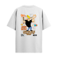 Johny Bravo - White Oversized Tshirt