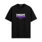 Create Miracle - Black Oversized Tshirt