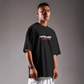 Nekoma - Black Oversized Tshirt