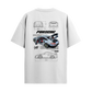 Porsche - White Oversized Tshirt