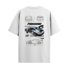 Porsche - White Oversized Tshirt