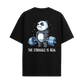 Struggle - Black Oversized Tshirt