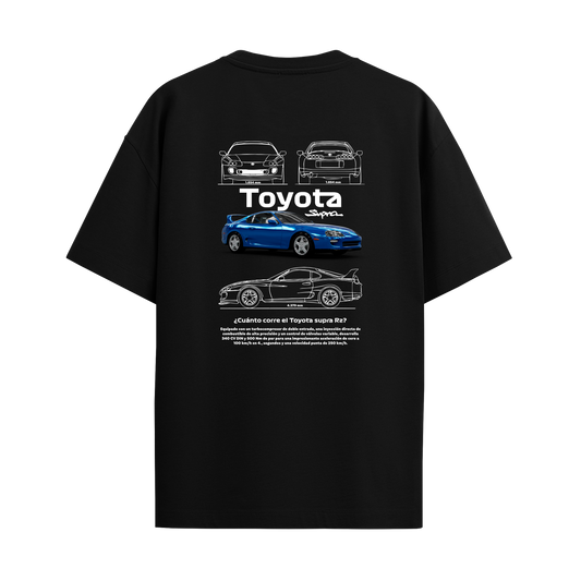 Supra Vibe - Black Oversized Tshirt